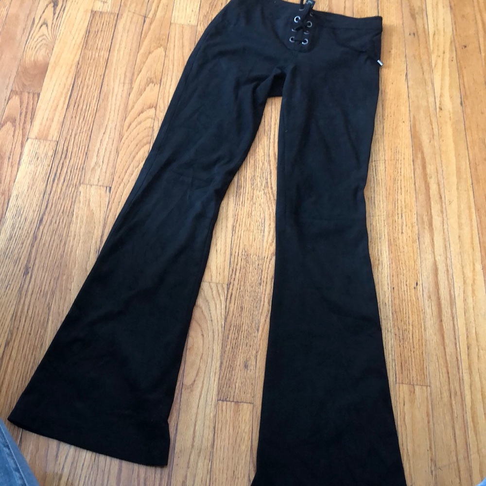 Suede / felt bell bottoms